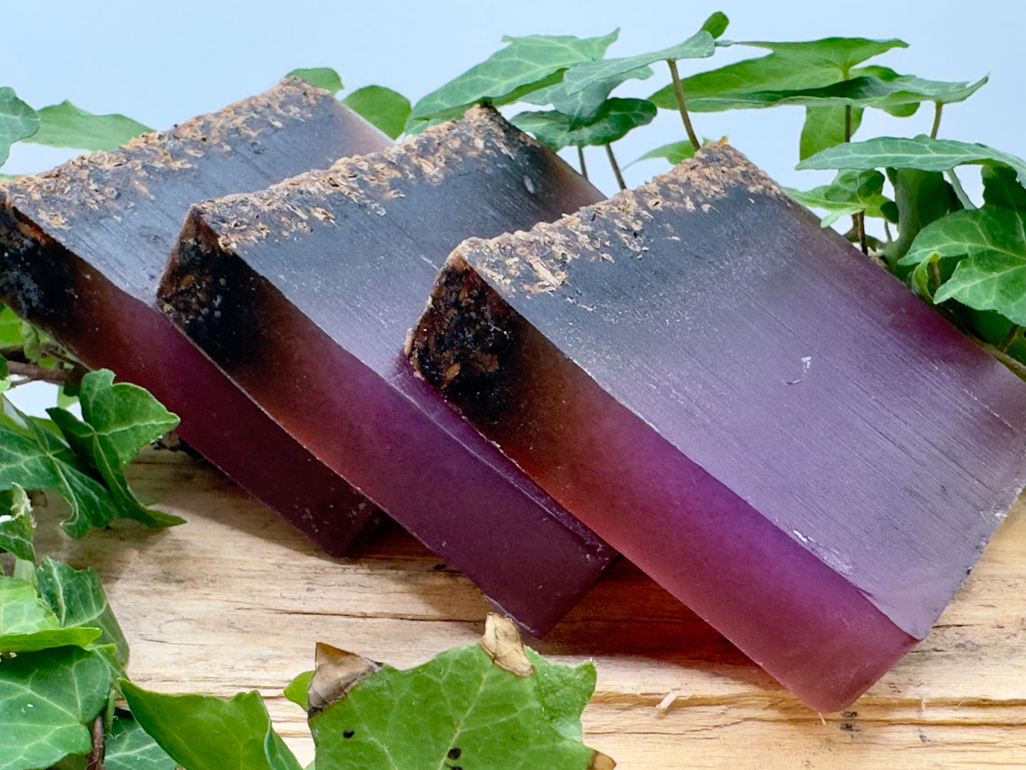 Purple flower Handmade Soap
