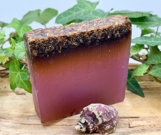 Purple flower Handmade Soap
