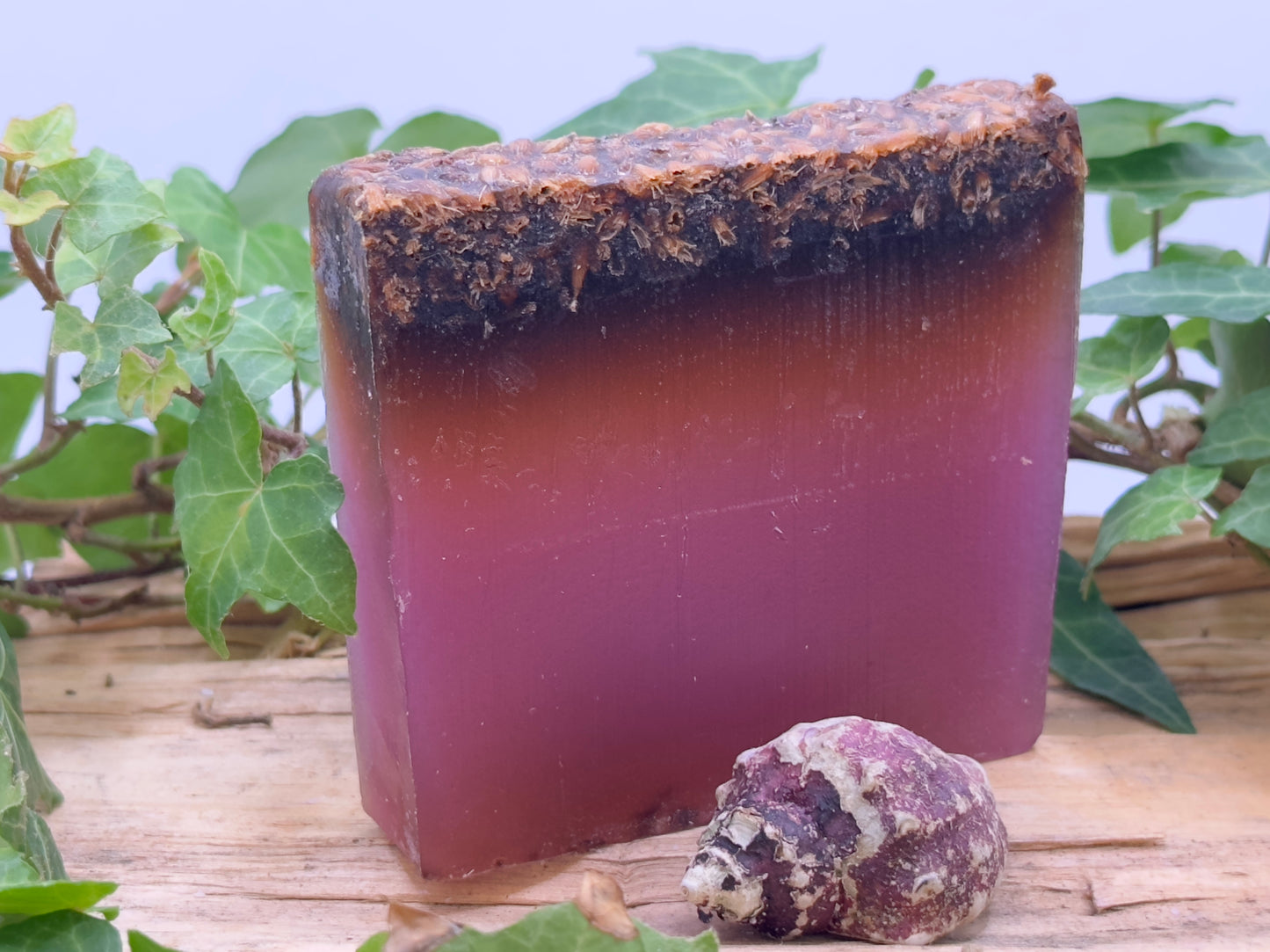 Purple flower Handmade Soap