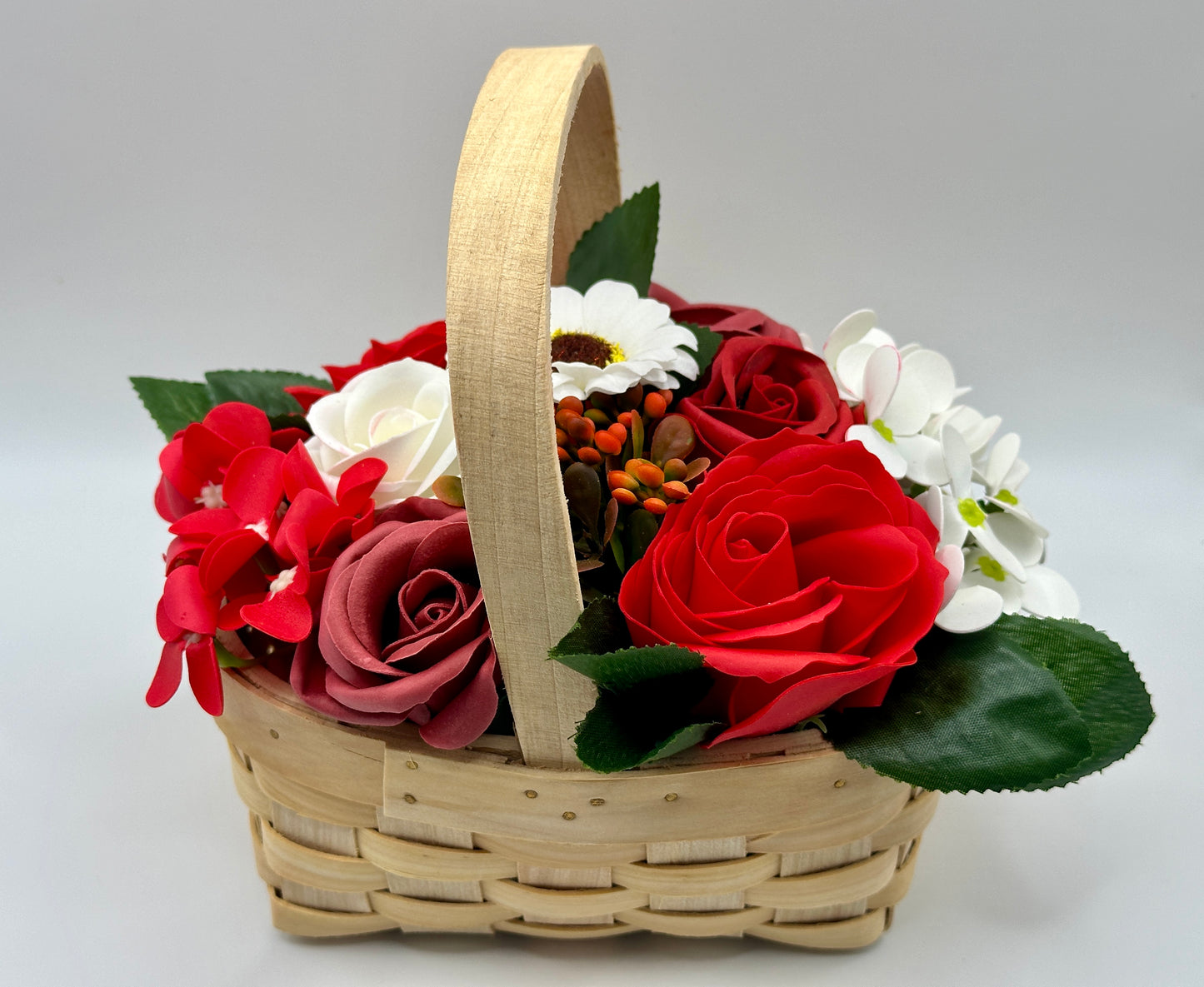 Red Soap Flower Bouquet