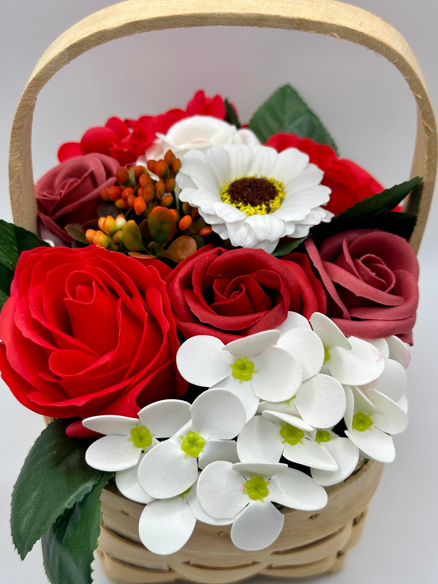 Red Soap Flower Bouquet