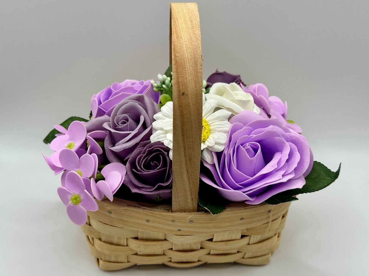 Purple Soap Flower Bouquet