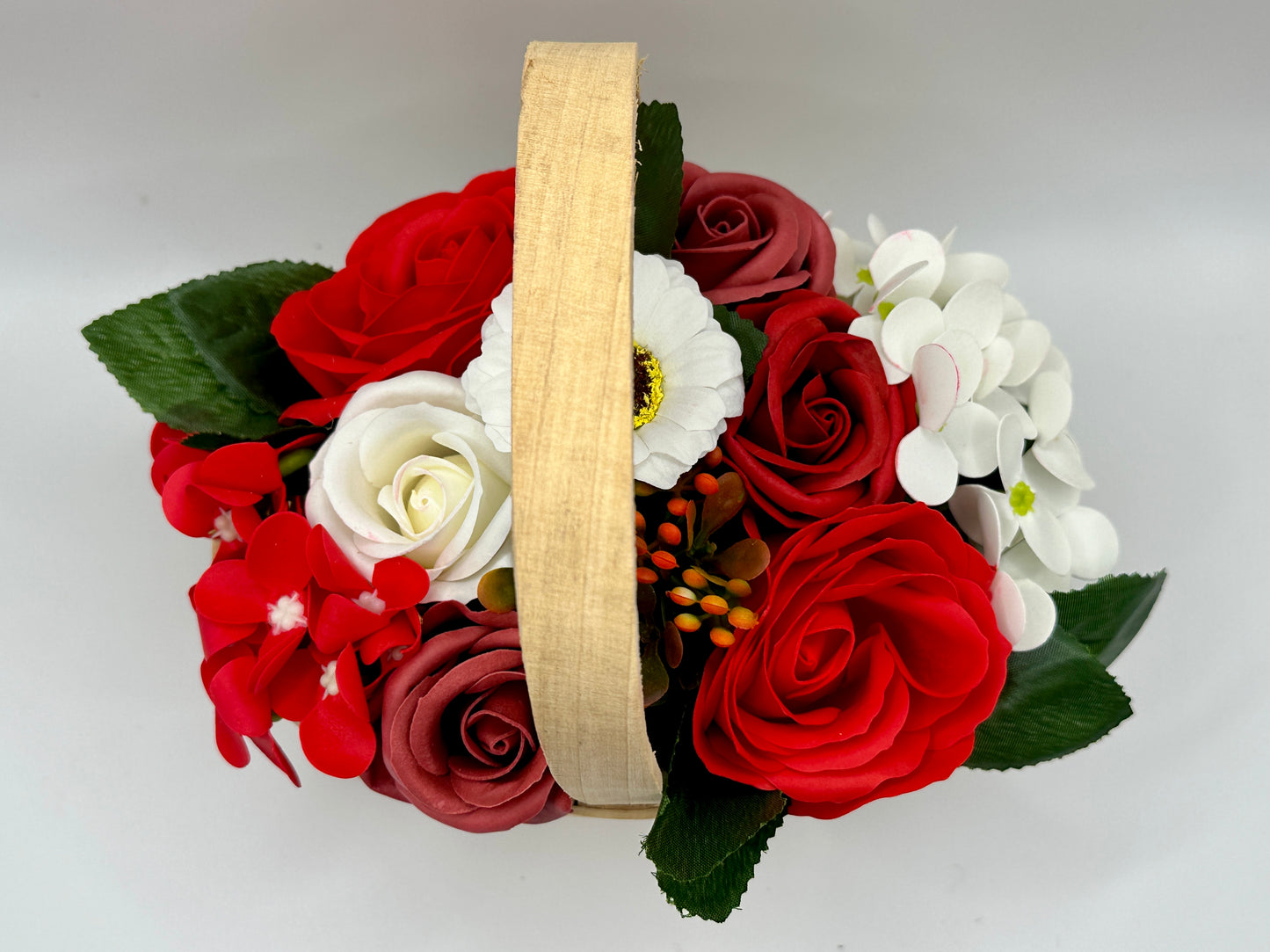 Red Soap Flower Bouquet