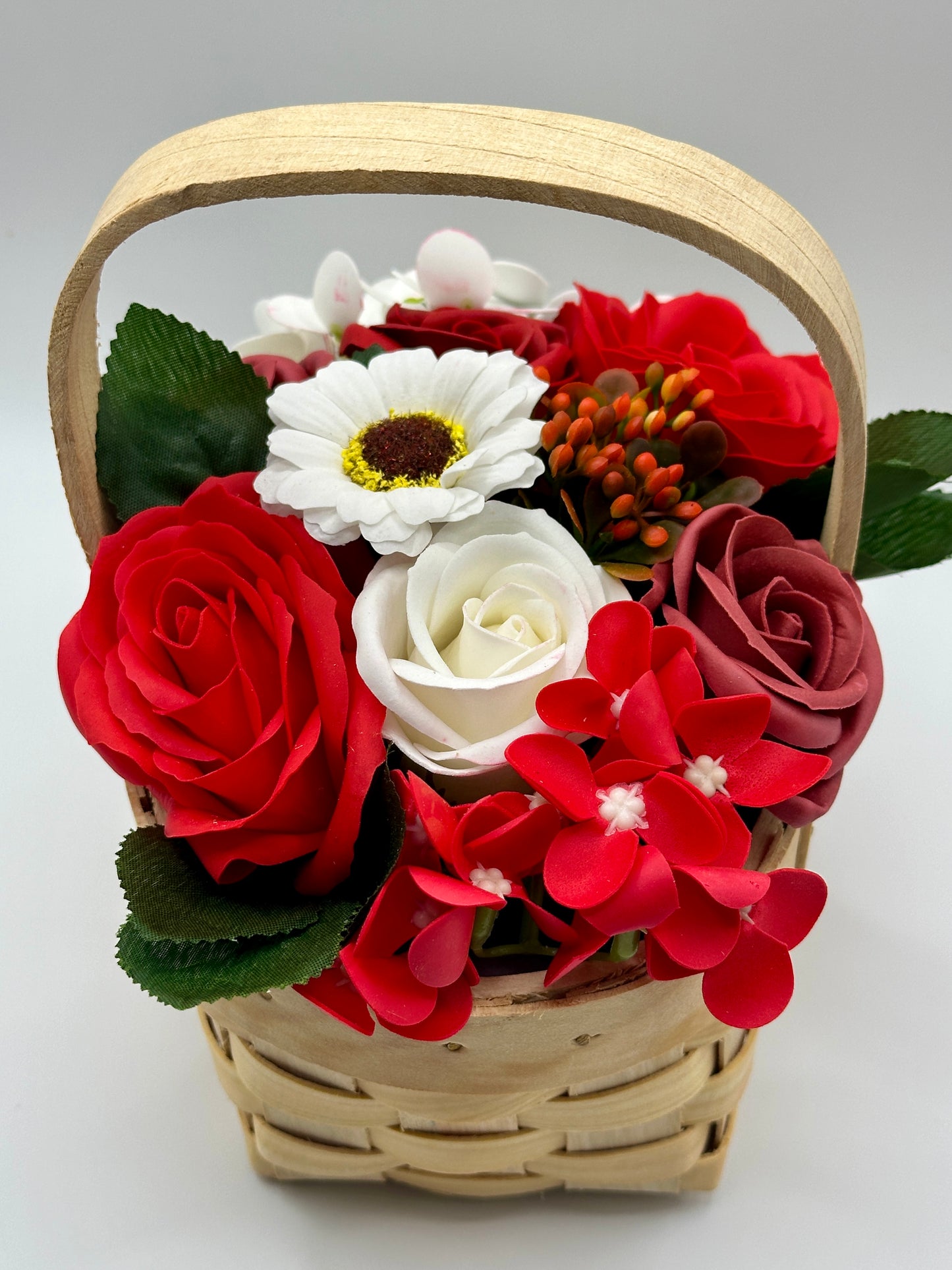 Red Soap Flower Bouquet