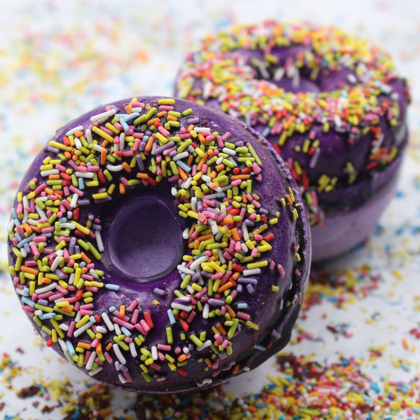 Purple Donut Bath Bomb